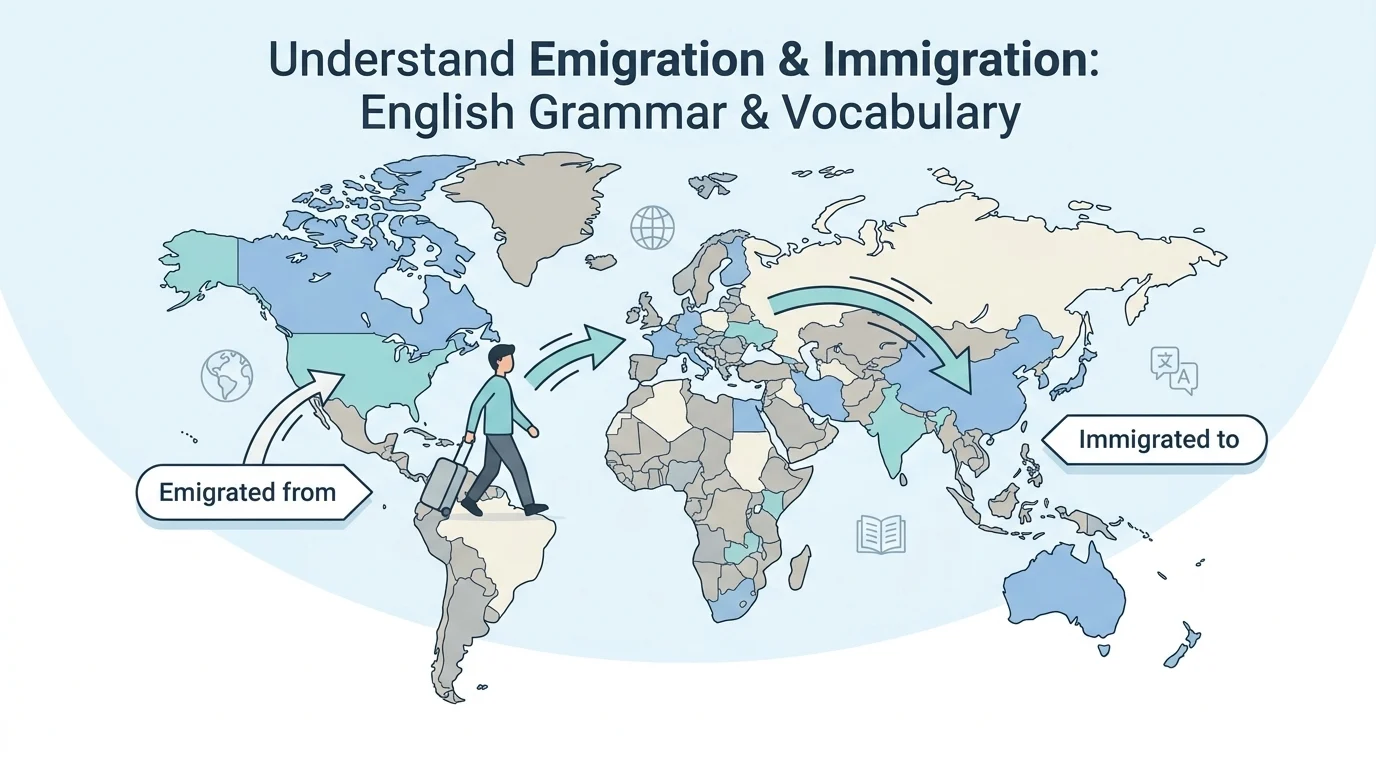 emigrated or immigrated