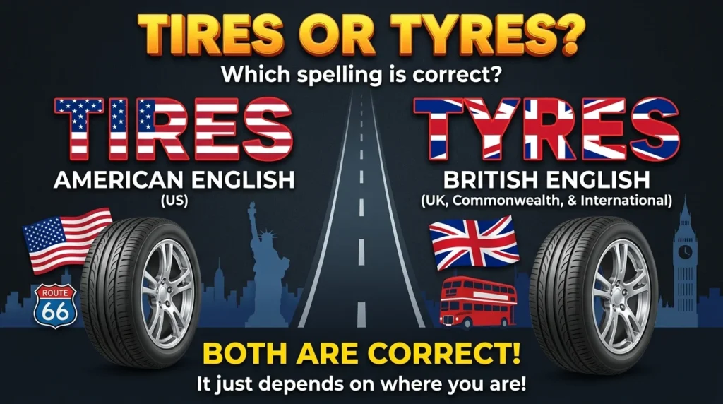 tyres or tires