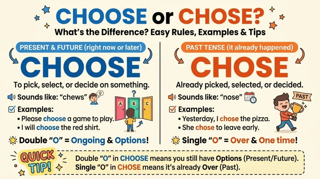 Chose or Choose