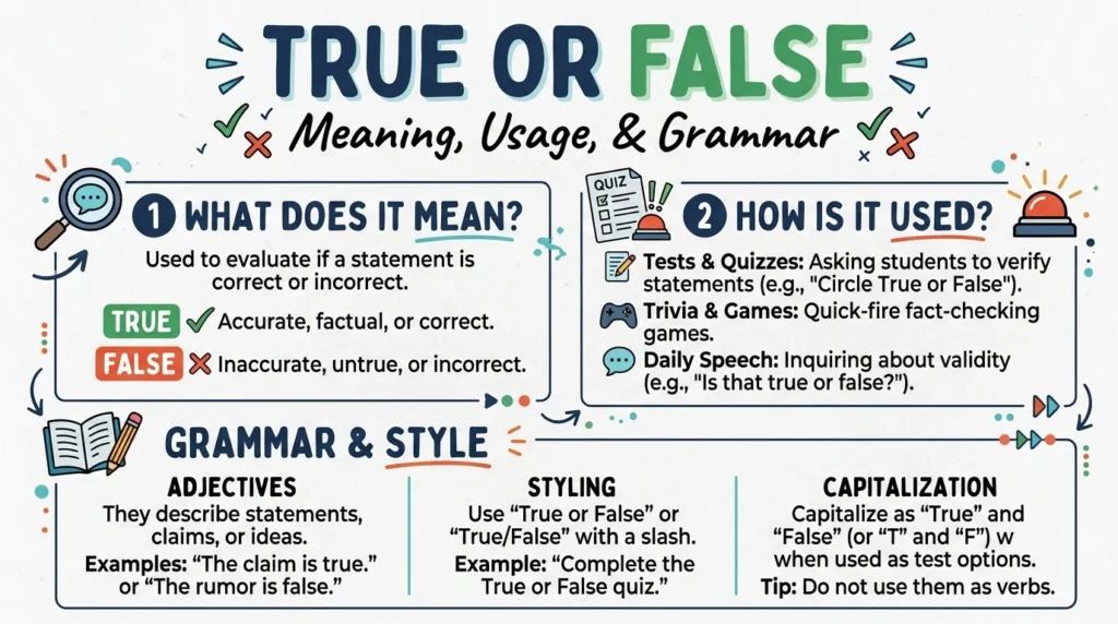 True or Fals