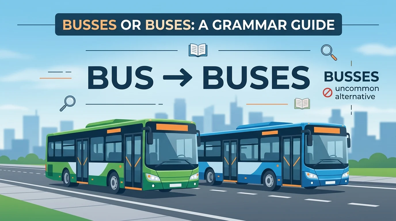busses or buses