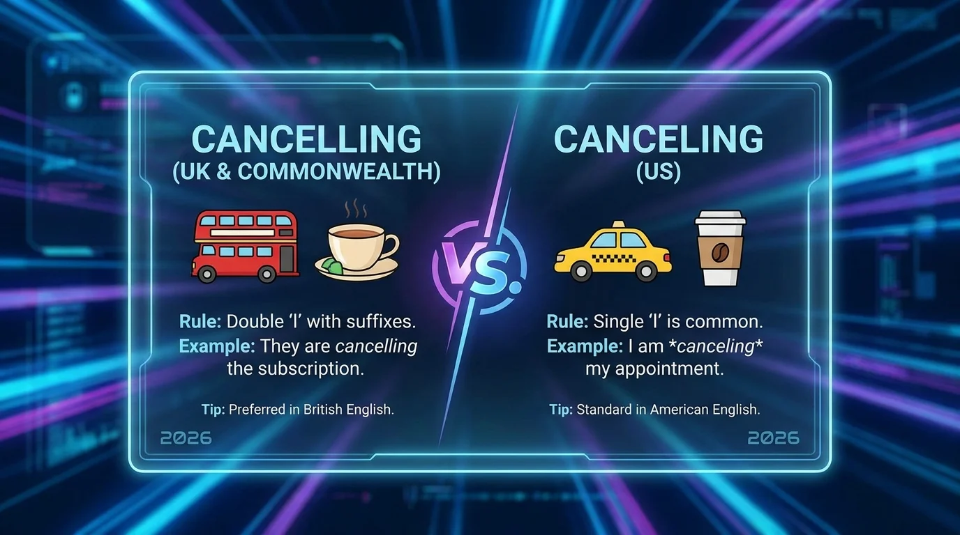 cancelling or canceling