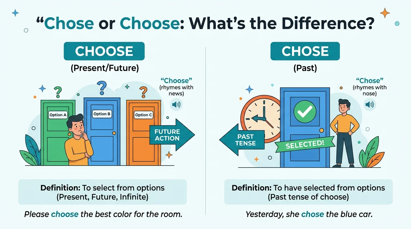 chose or choose