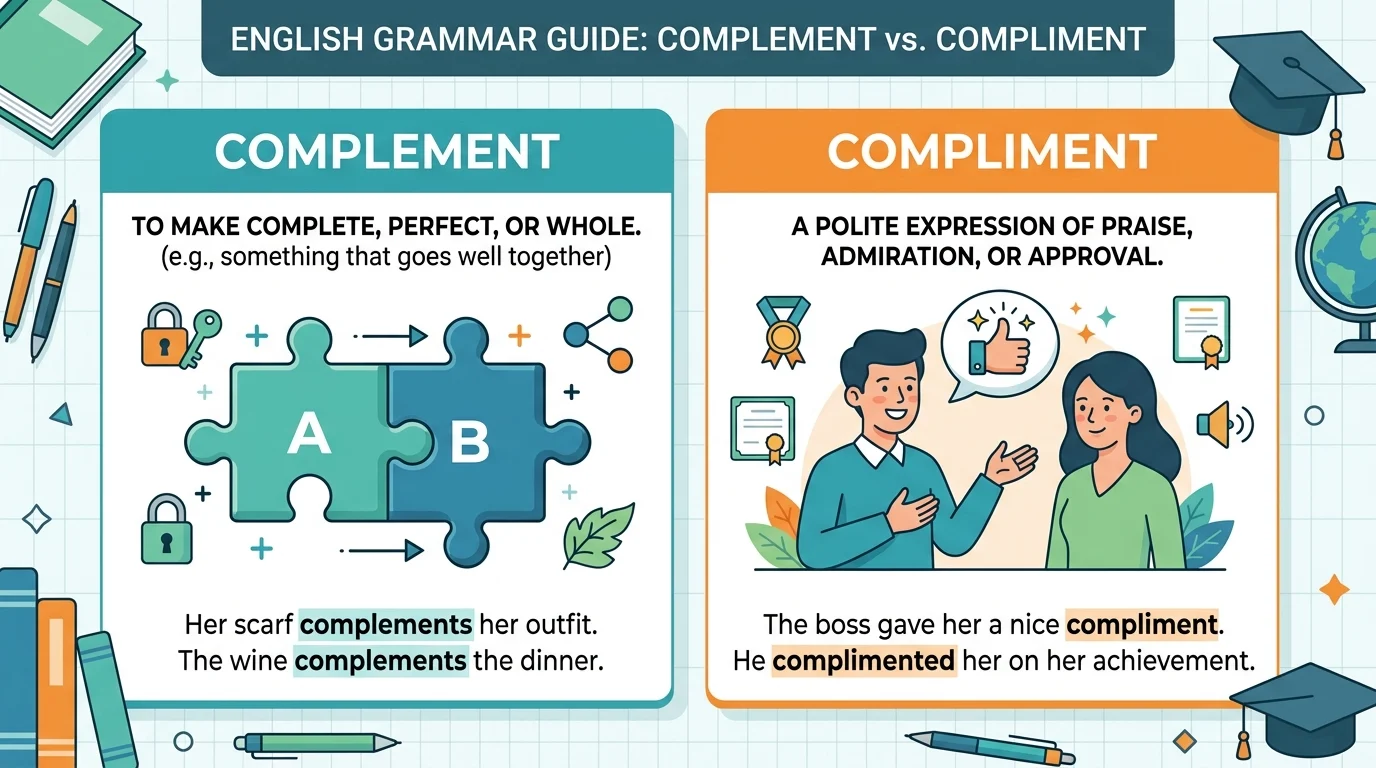complement or compliment