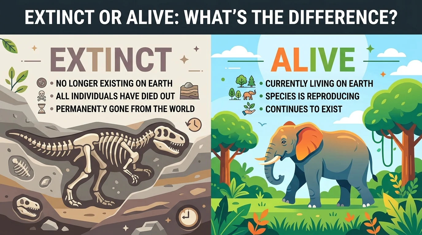 extinct or alive