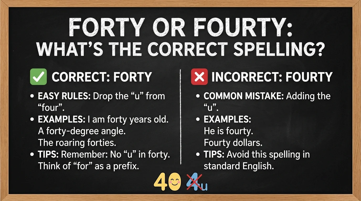forty or fourty