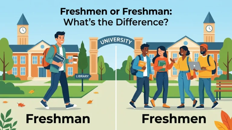 freshmen or freshman