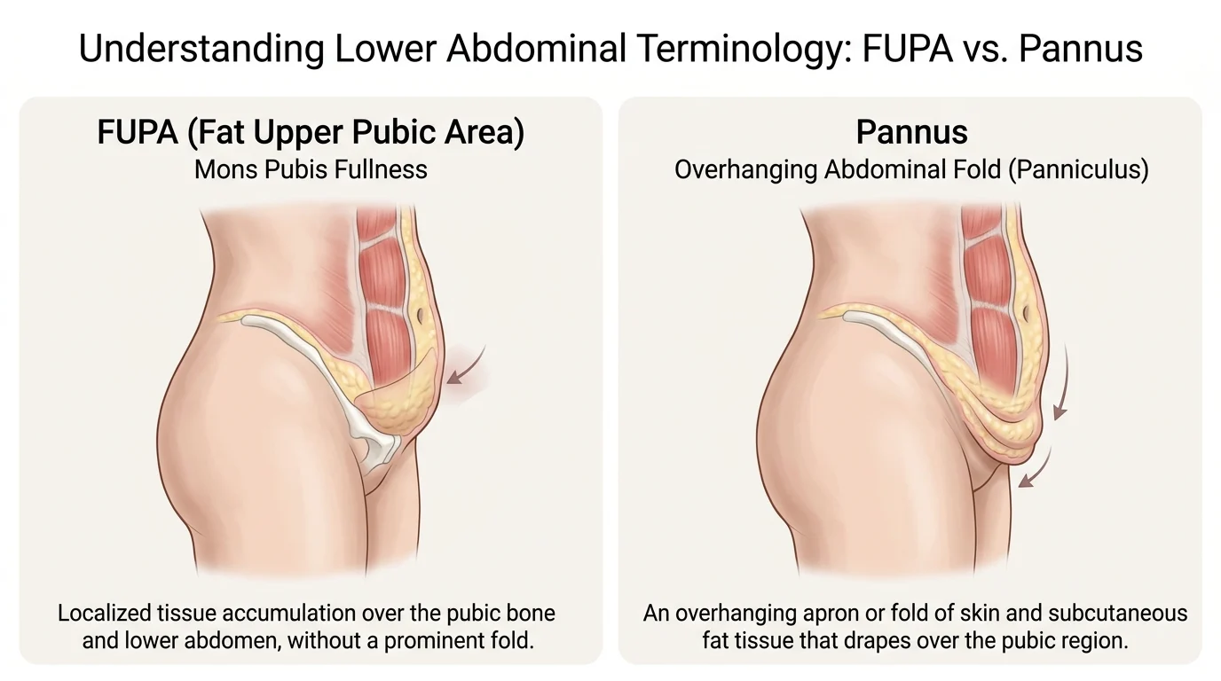 fupa vs pannus
