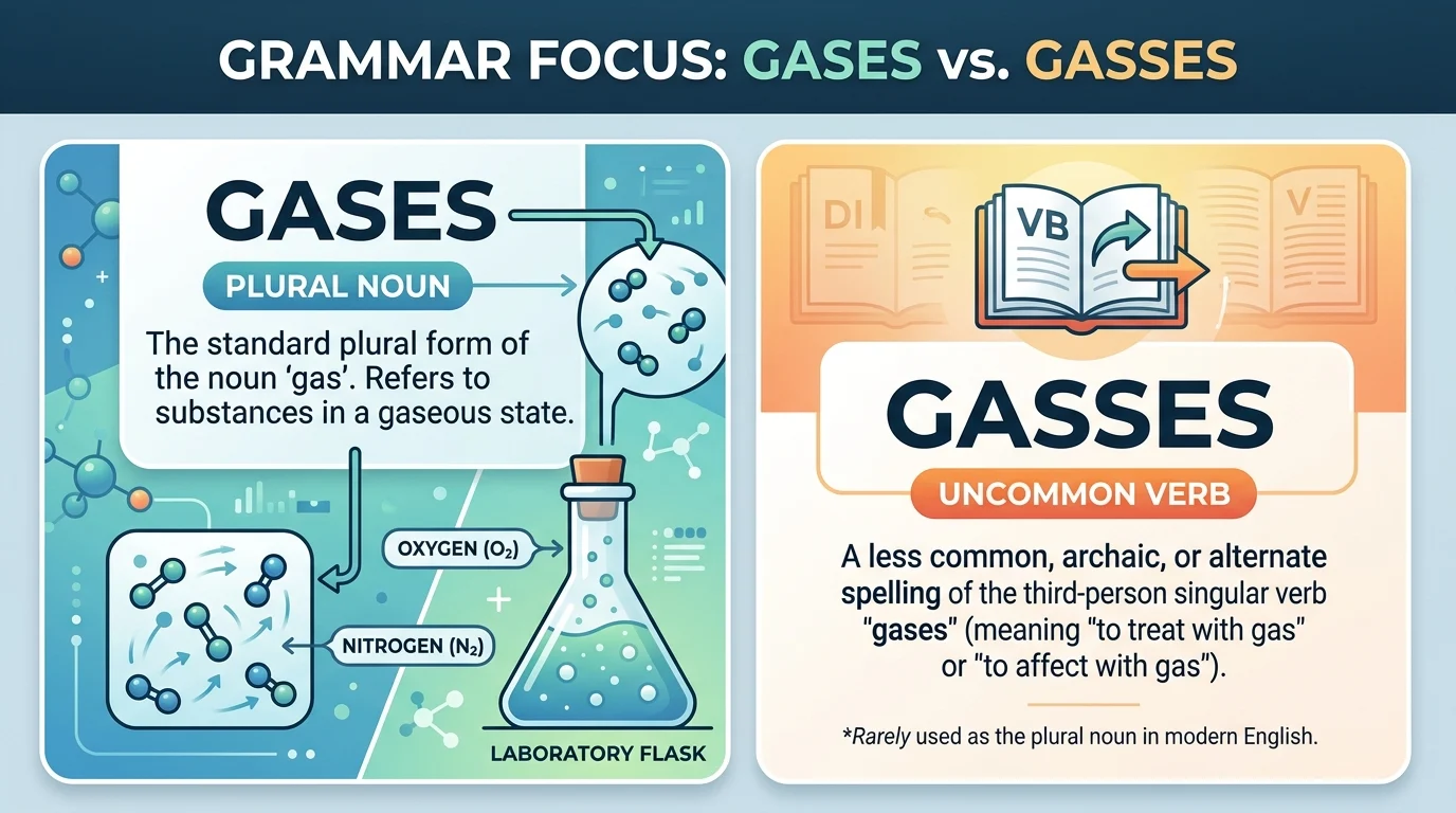 gases or gasses