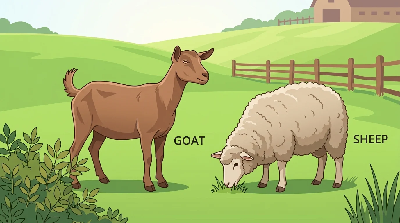 goats vs sheep