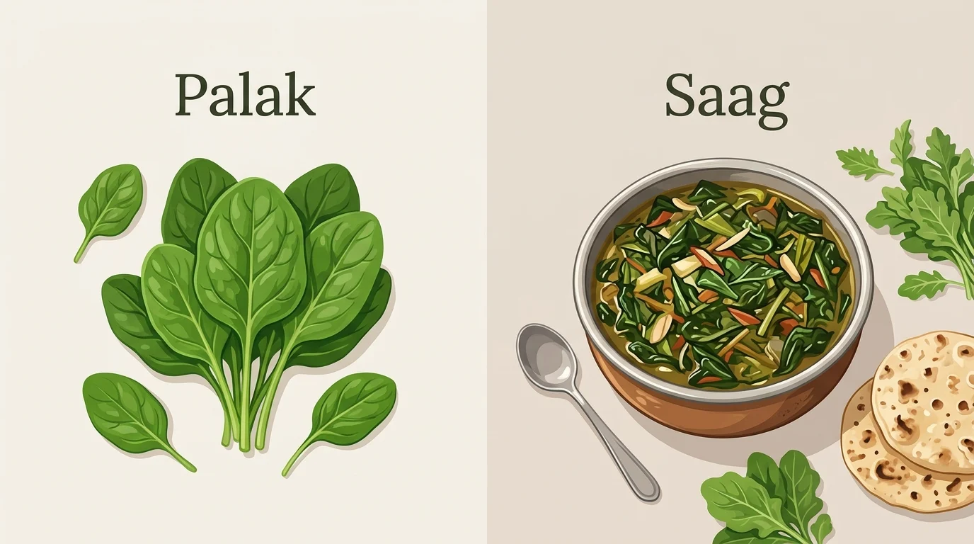palak vs saag