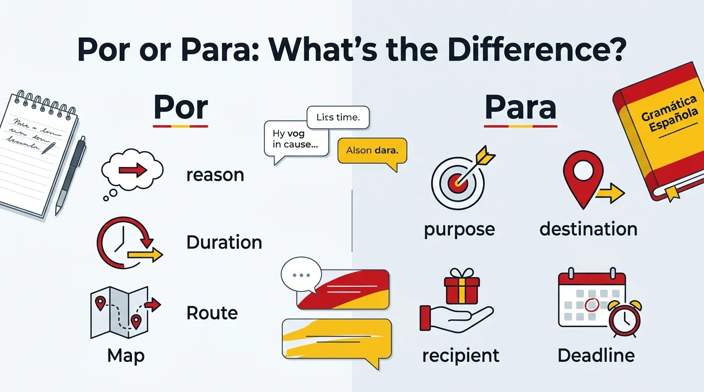 por or para