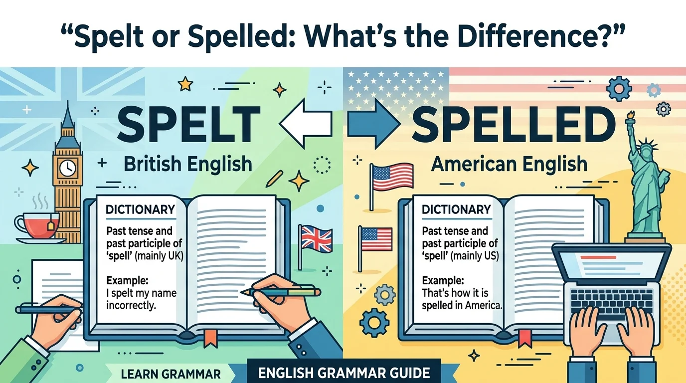 spelt or spelled