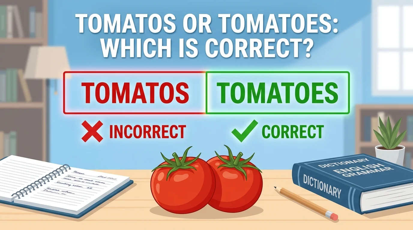 tomatos or tomatoes