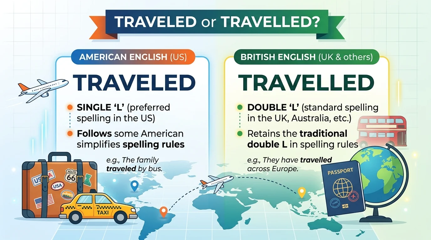 traveled or travelled