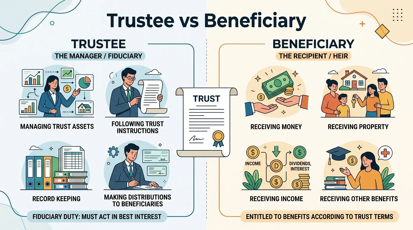 trustee vs beneficiary