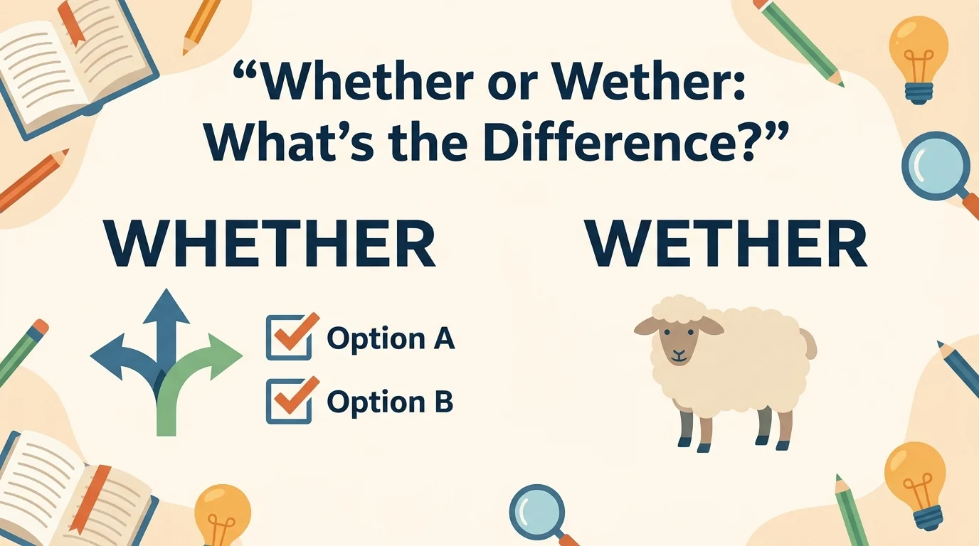 whether or wether