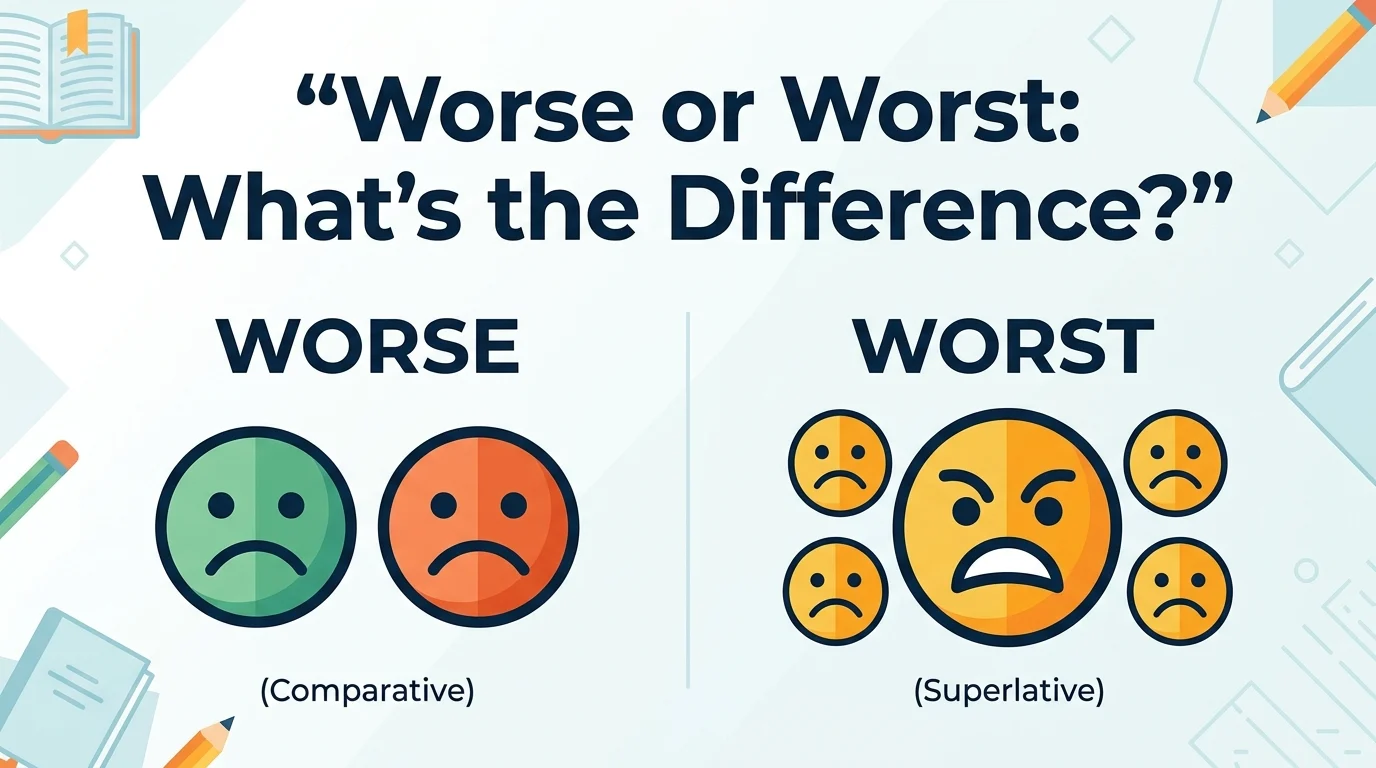 worse or worst