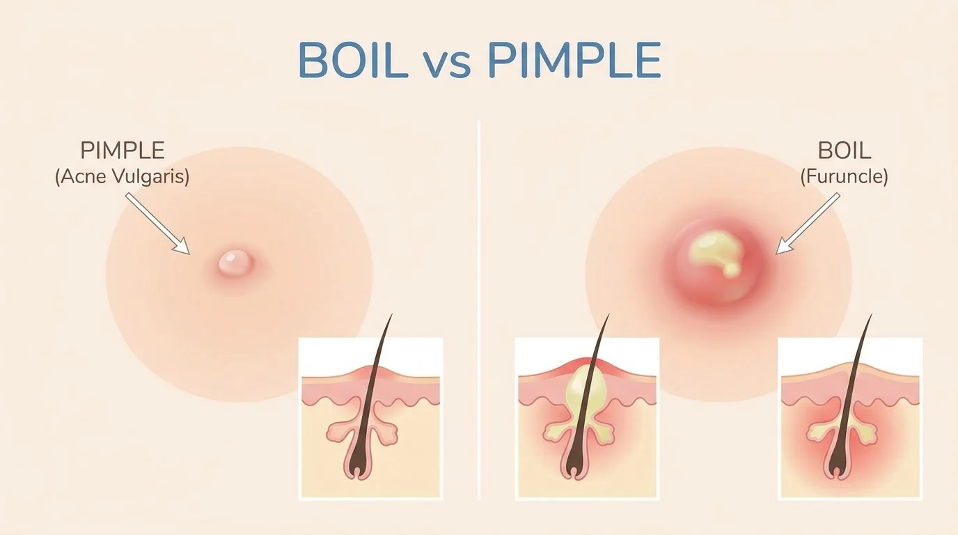 boil vs pimple