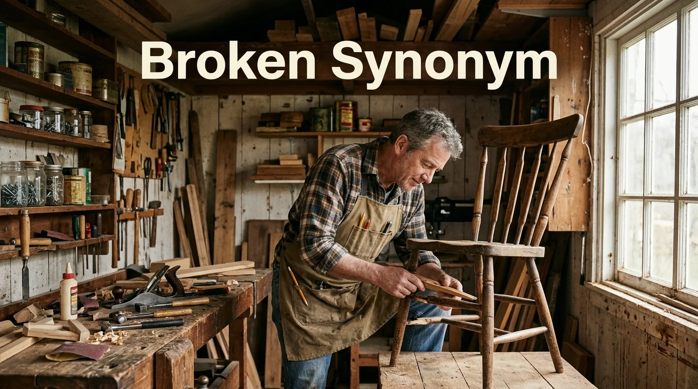 broken synonym
