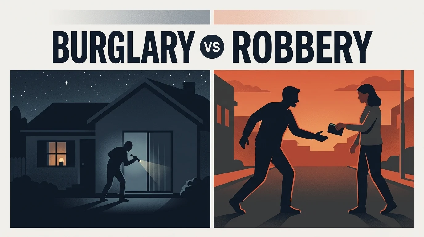 burglary vs robbery
