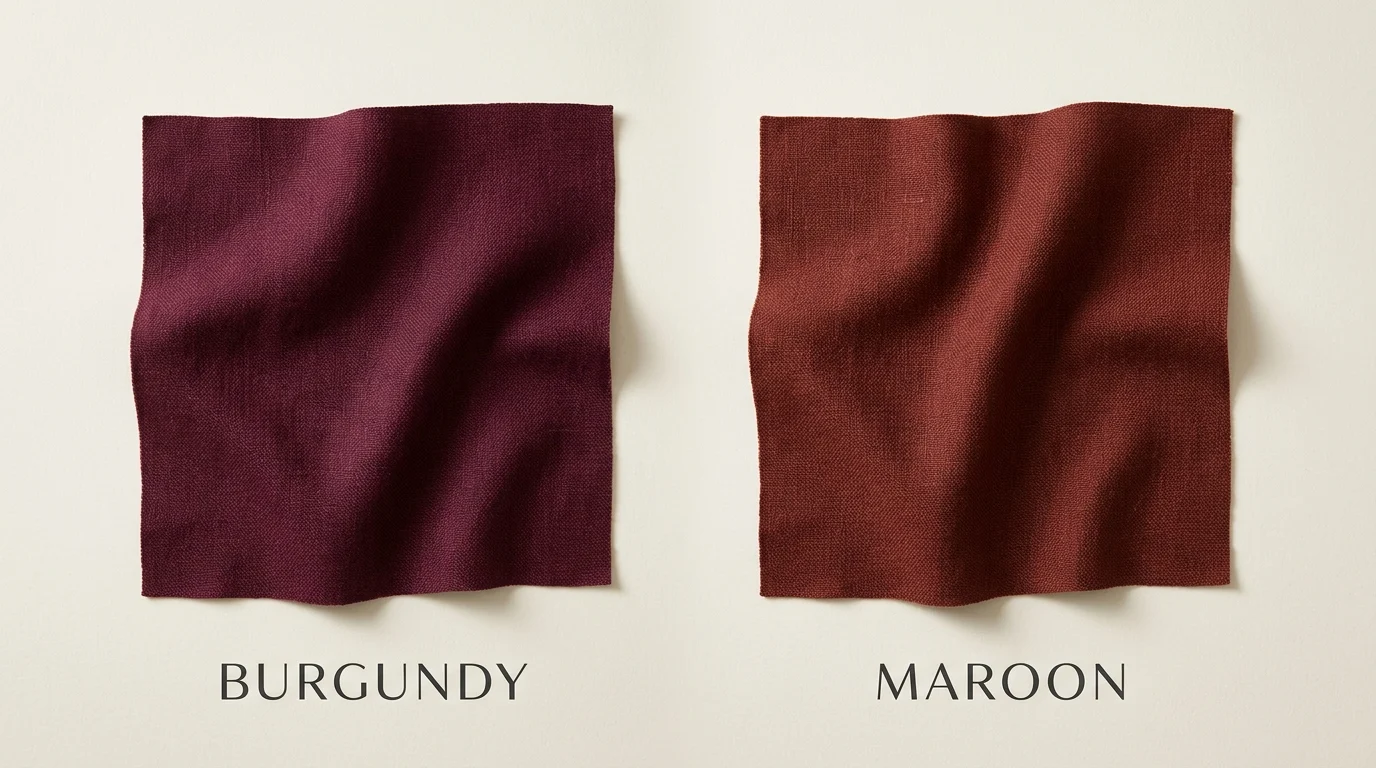 burgundy vs maroon