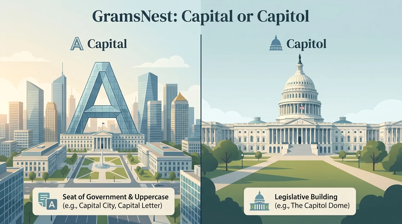 capital or capitol
