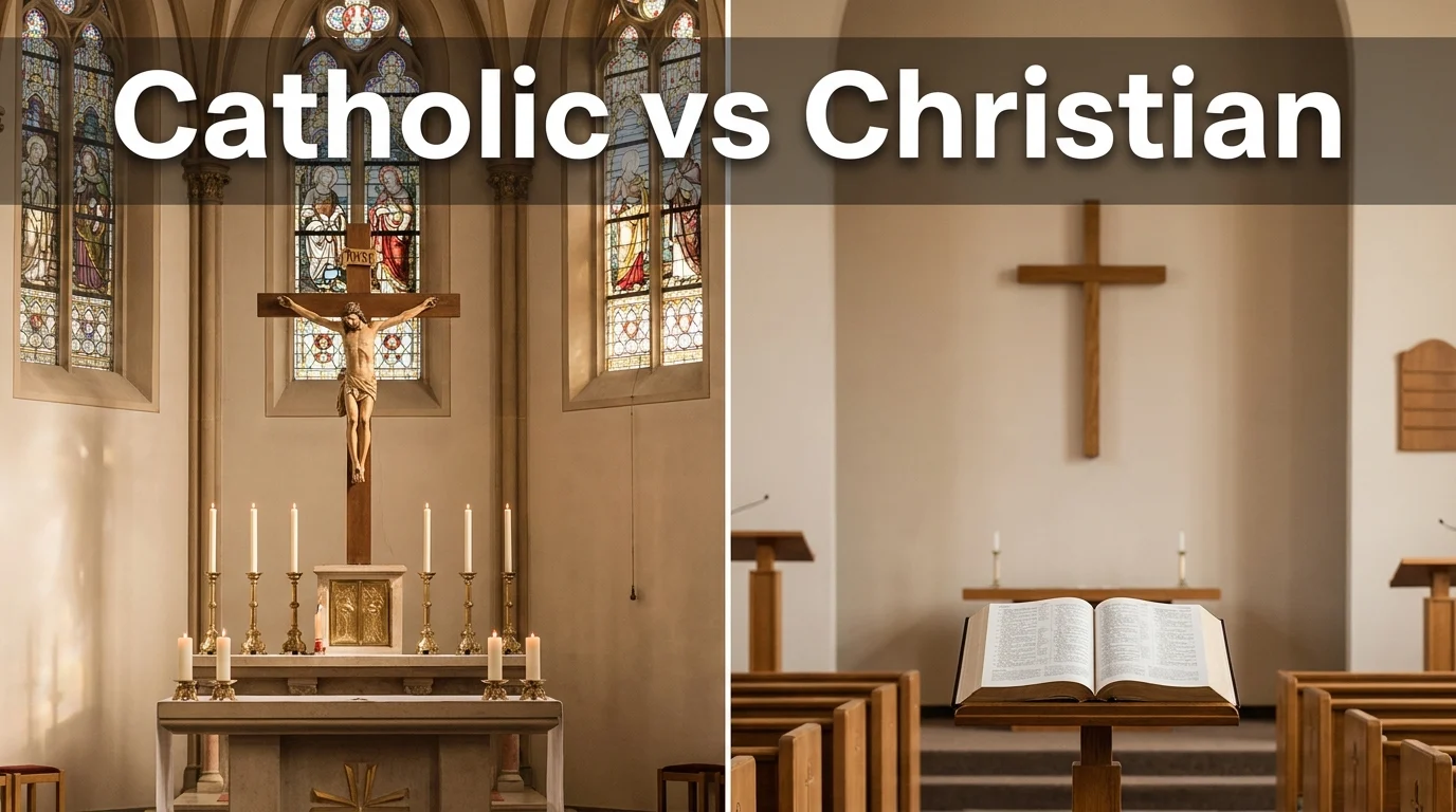 catholic vs christian