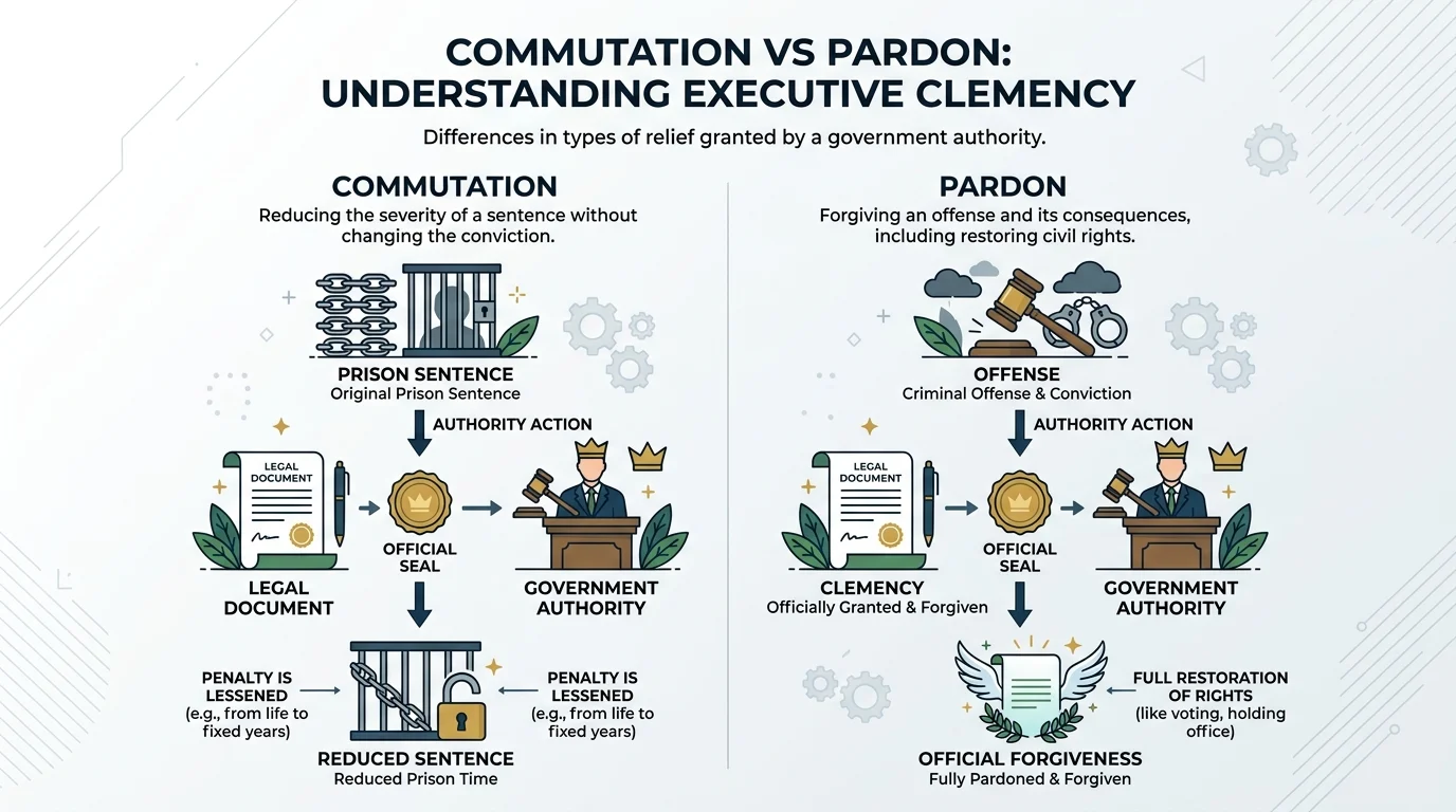 commutation vs pardon