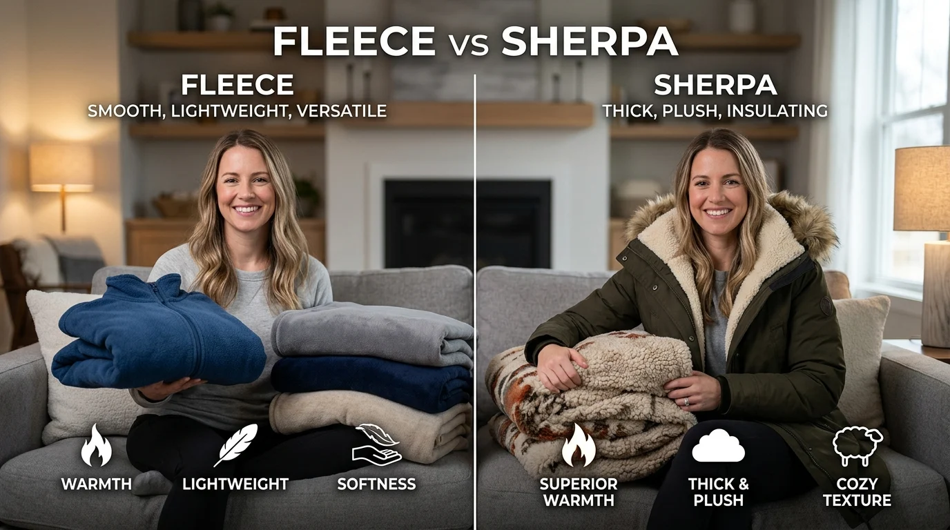 fleece vs sherpa