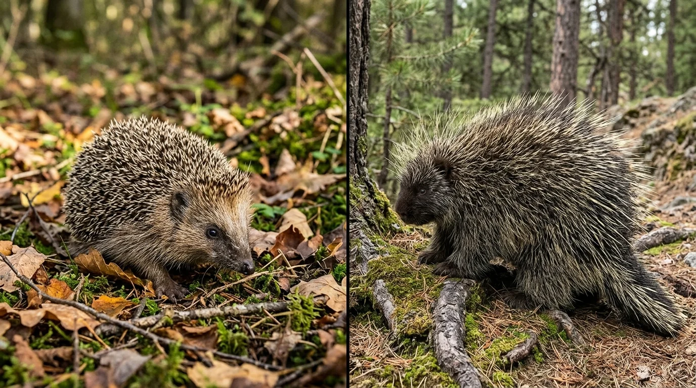 hedgehog vs porcupine