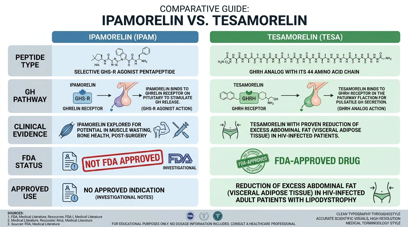 ipamorelin vs tesamorelin