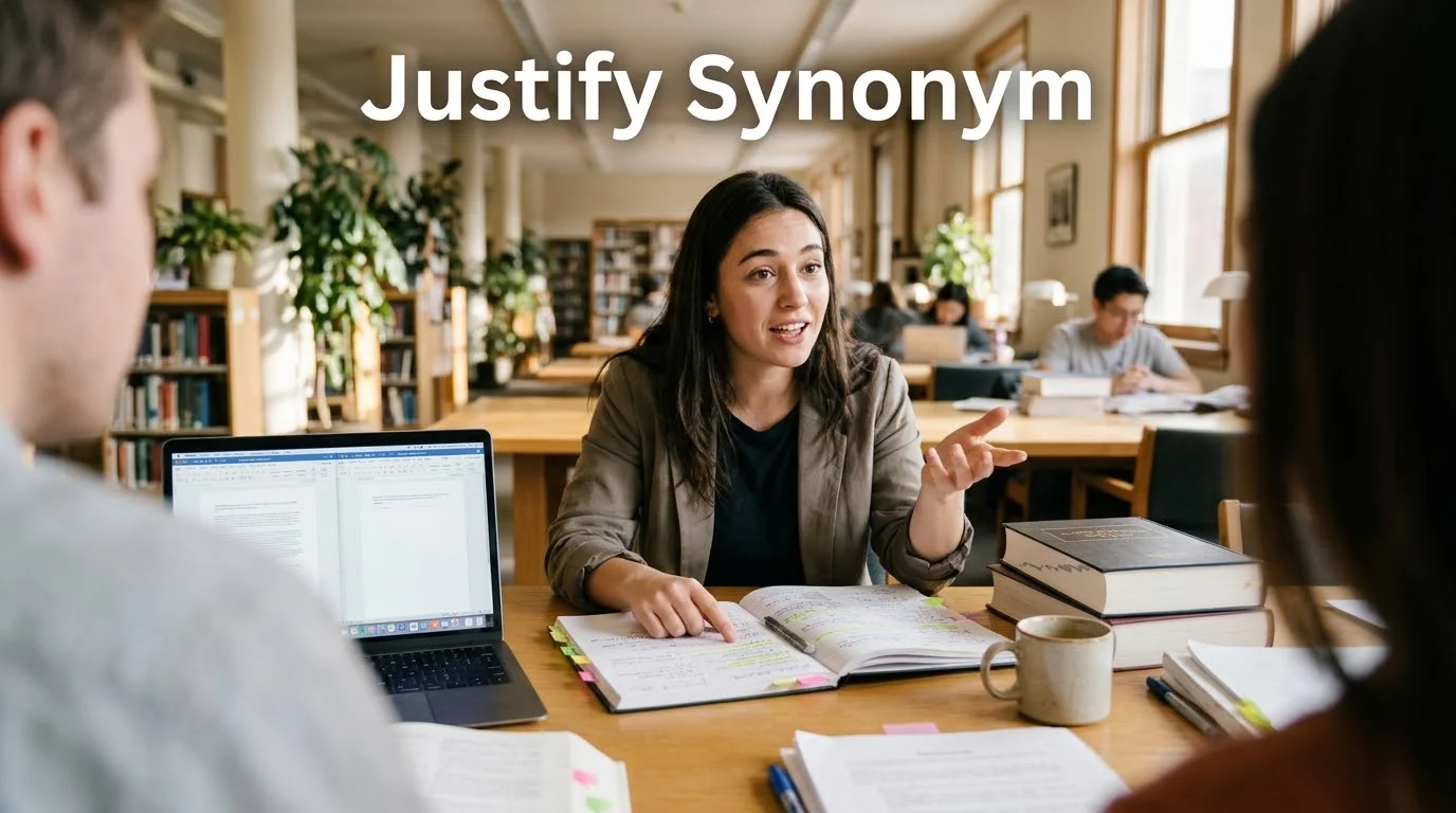 justify synonym