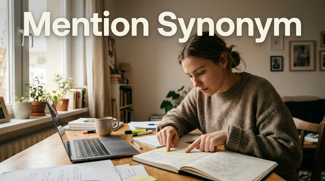 mention synonym