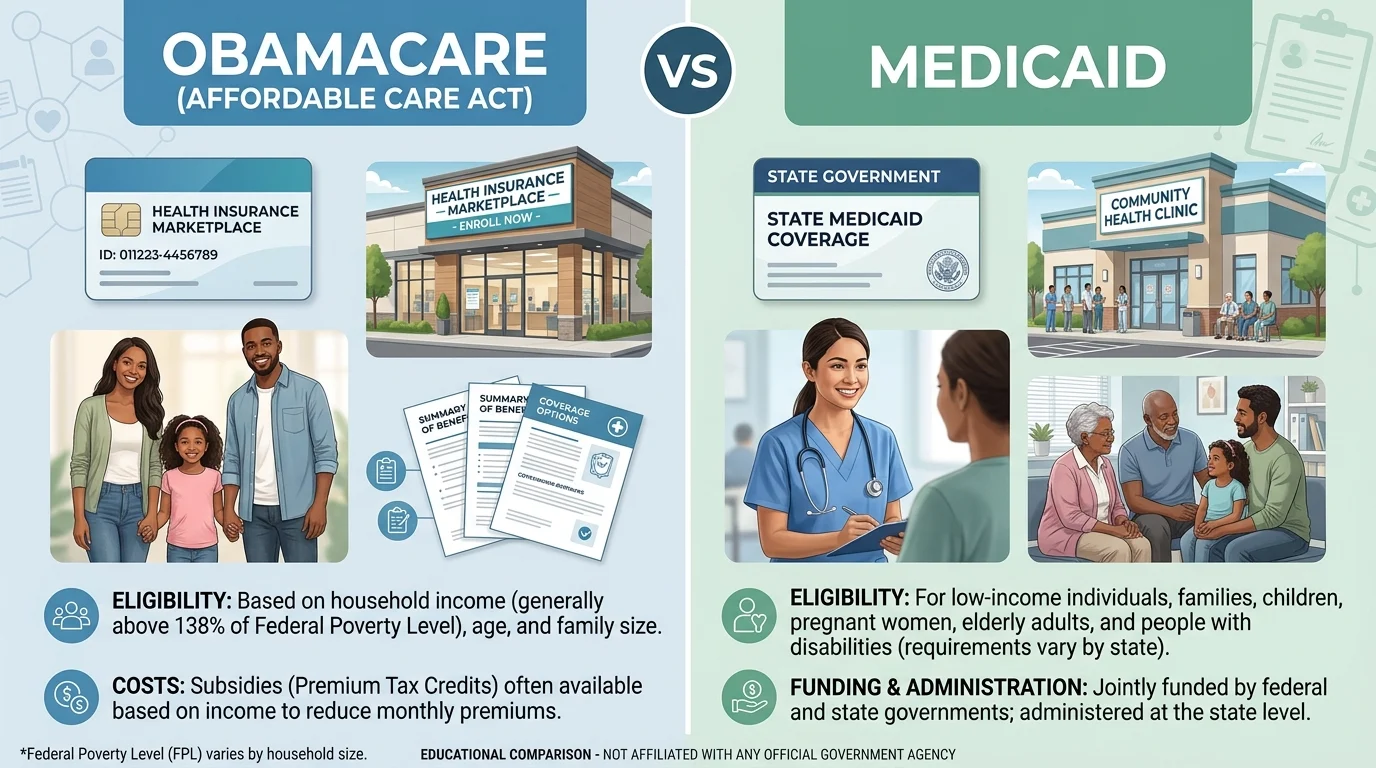 obamacare vs medicaid