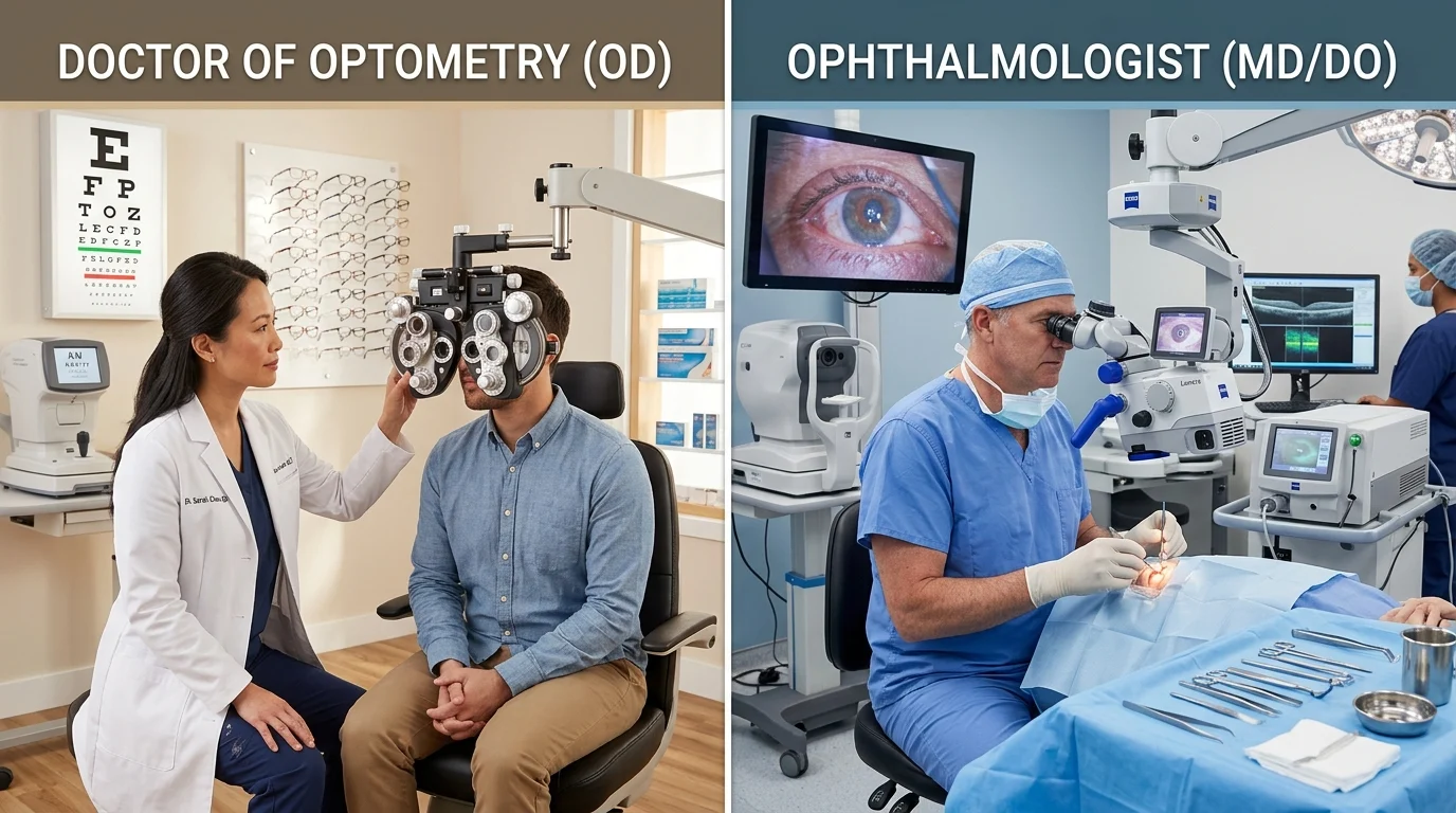 od vs ophthalmologist