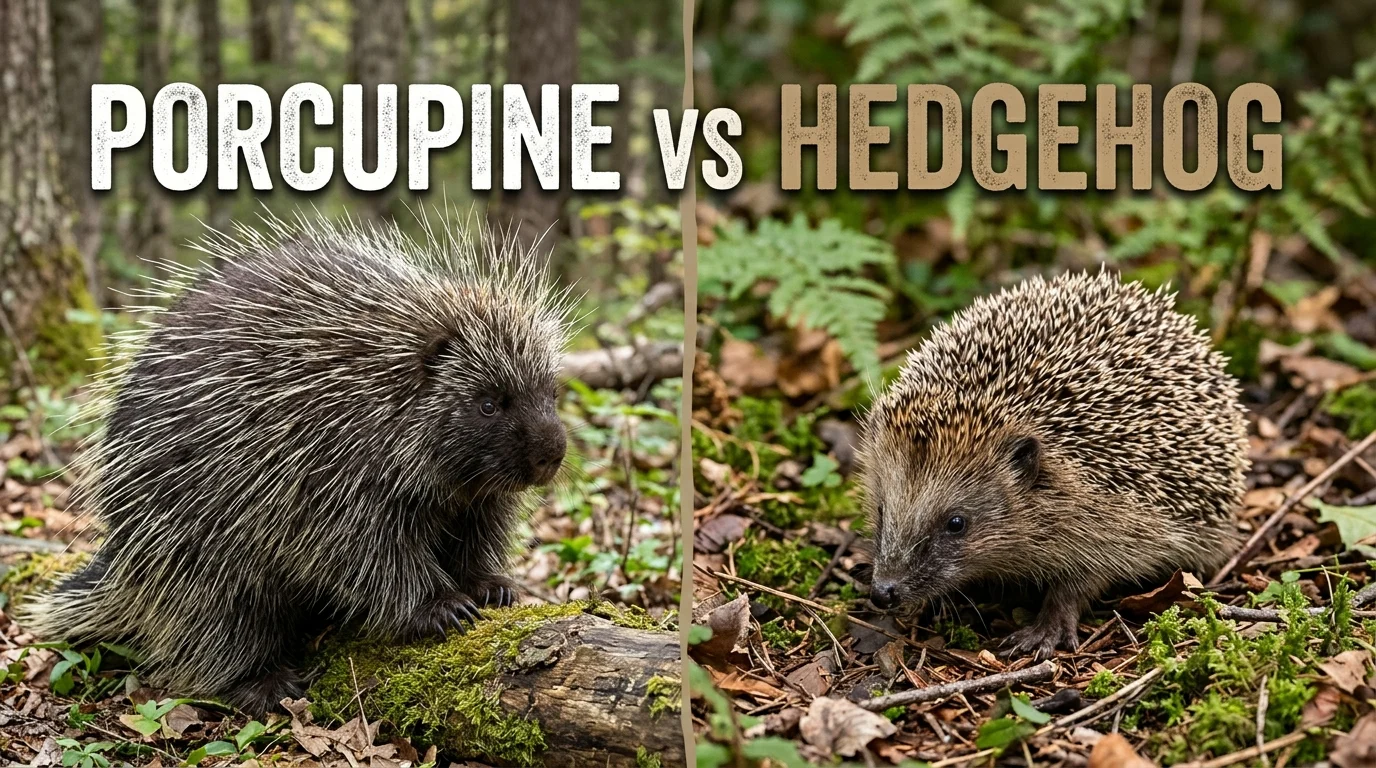 porcupine vs hedgehog