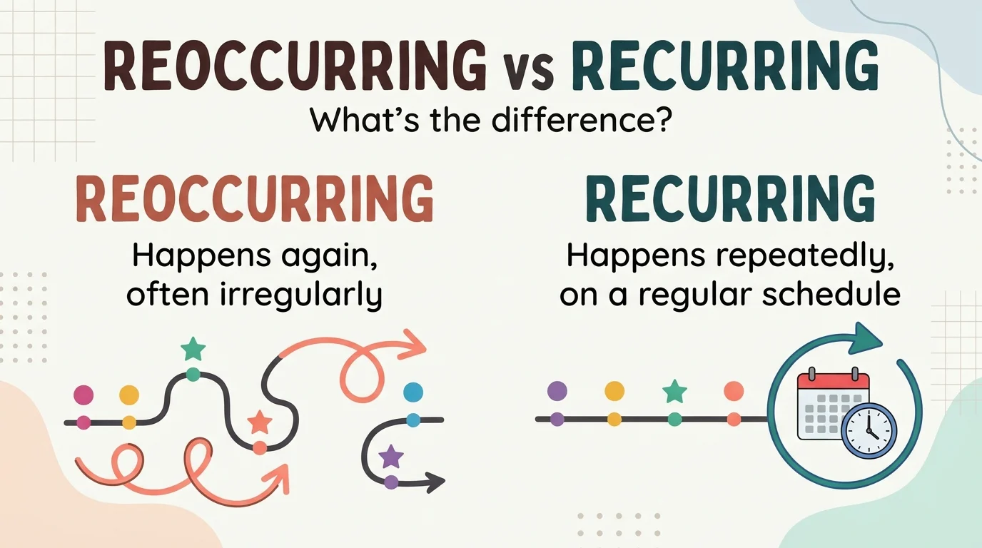 reoccurring vs recurring
