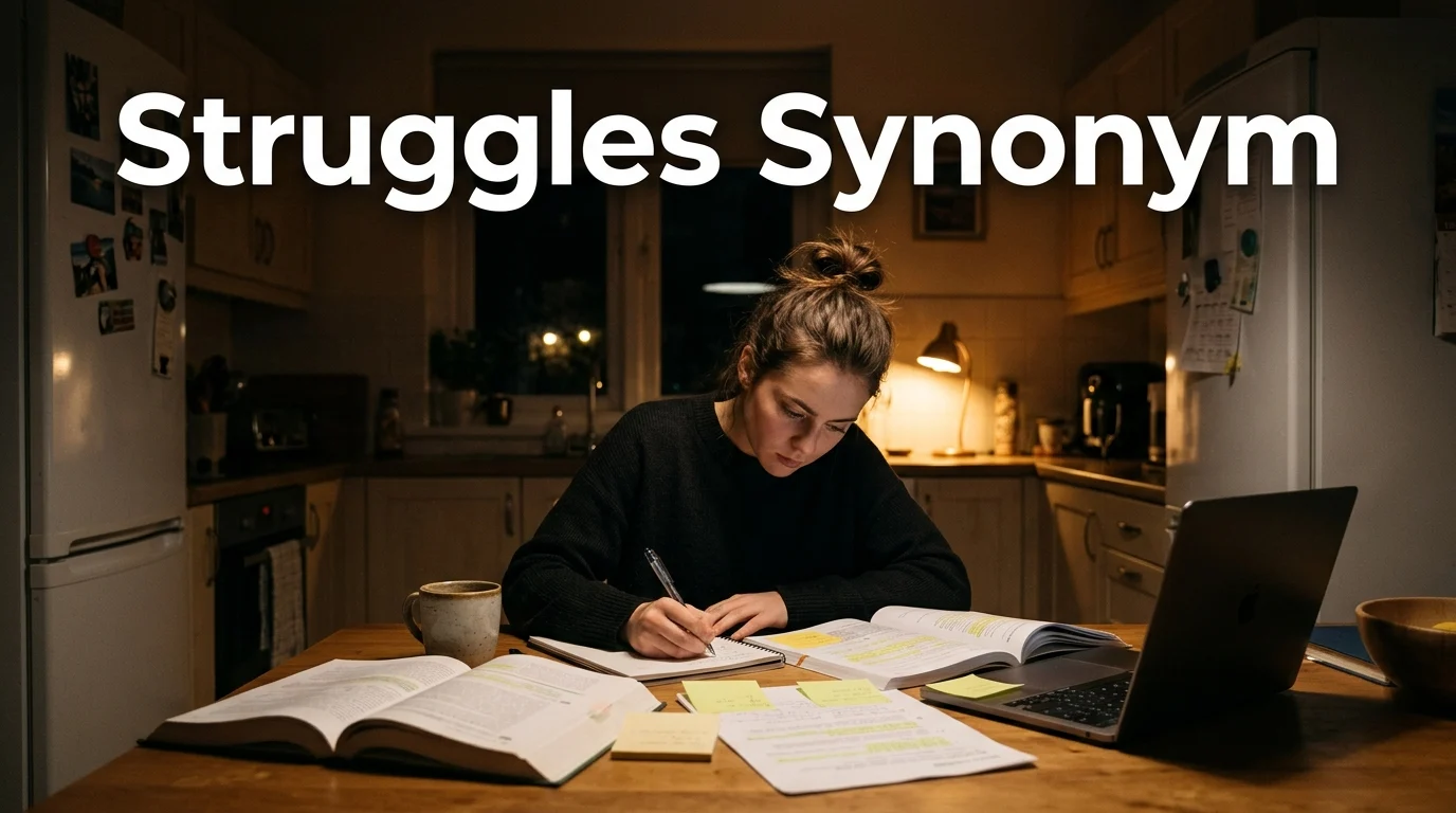 struggles synonym