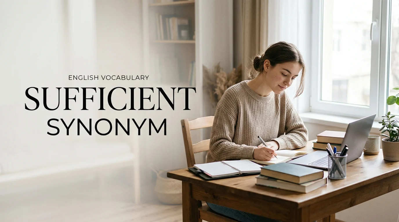 sufficient synonym
