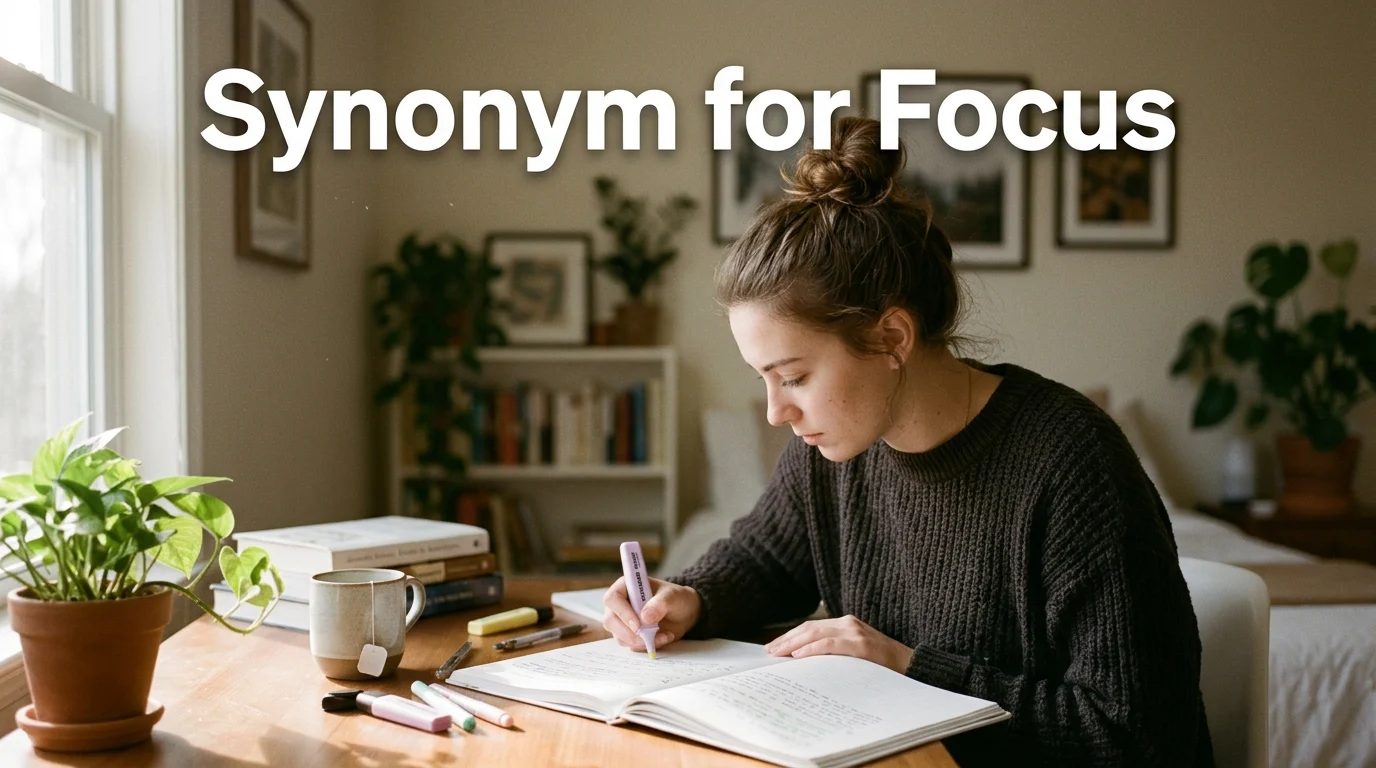 synonym for focus