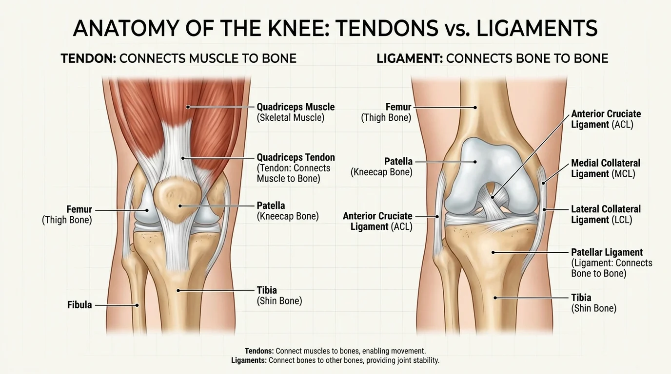 tendons vs ligaments