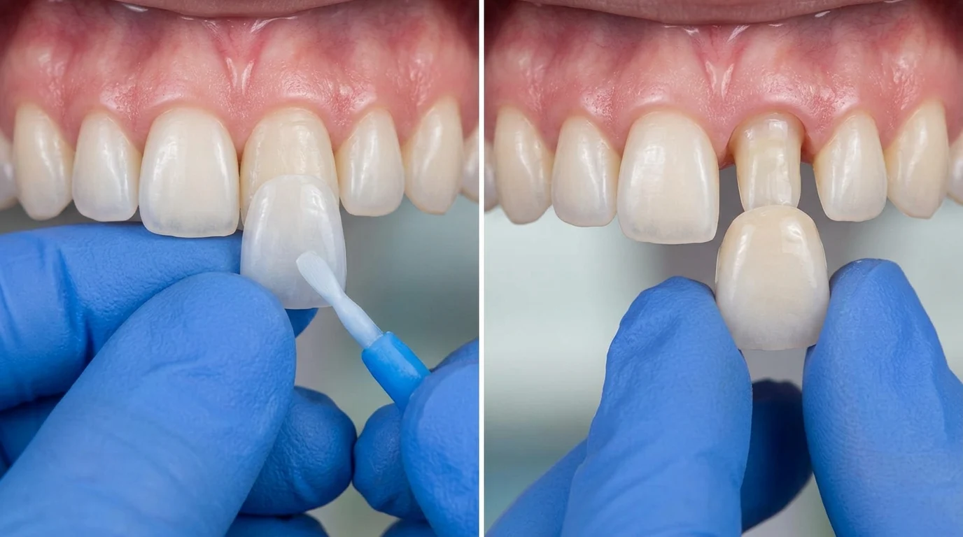 veneers vs crowns