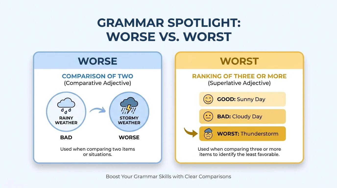 worse vs worst
